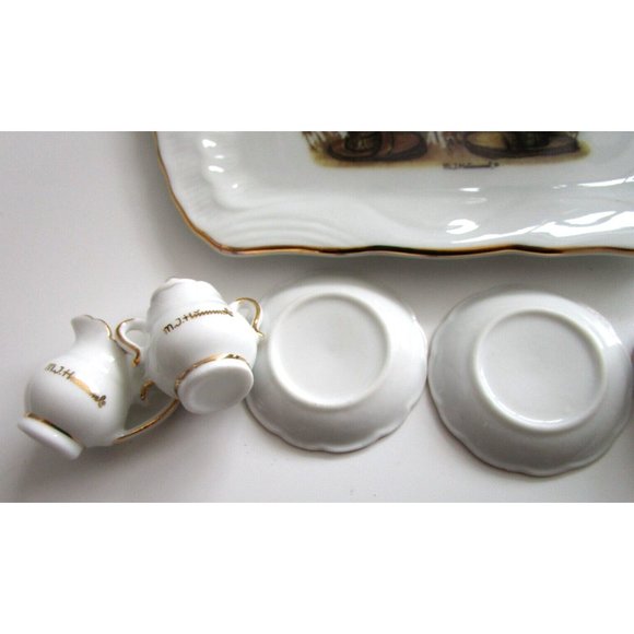 MJ Hummel Germany - Reutter Porzellan - Miniature Doll Porcelain Tea Set - VTG - Picture 12 of 16